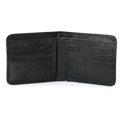 HushaHide™ Handcrafted Genuine Leather Wallet for Men – Vintage Tooled Design, Bifold Style, Premium Finish - HUSHAHIDE