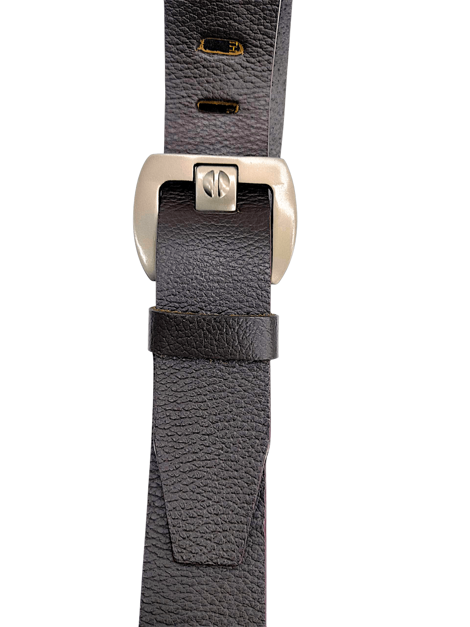 HushaHide Men's Genuine Leather Belt | 1.5 Inch Thick Strap | Stylish metal Buckle | Formal & Casual Wear - HUSHAHIDE