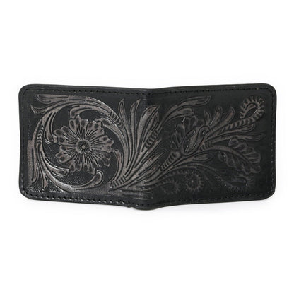 HushaHide™ Rustic Leather Wallet – Perfect Gift for Men, Handcrafted in India - HUSHAHIDE
