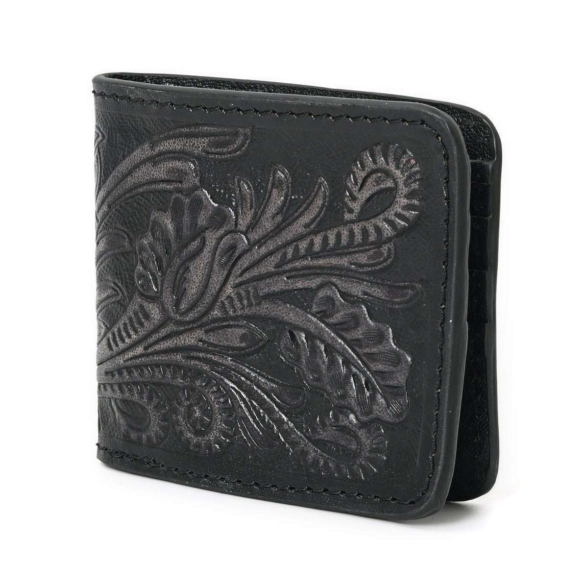 HushaHide™ Rustic Leather Wallet – Perfect Gift for Men, Handcrafted in India - HUSHAHIDE