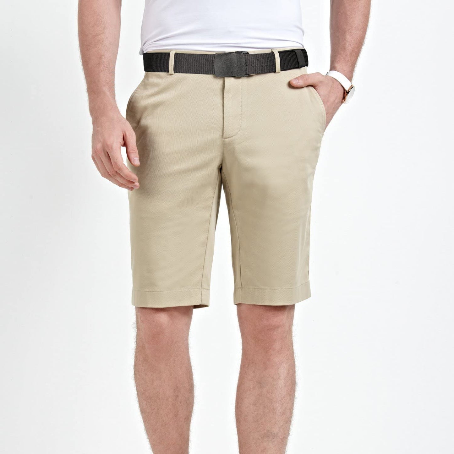 Men's Tactical Nylon Belt with Plastic Buckle – Lightweight, Adjustable & Durable for Jeans, Cargo, Outdoor Use - HUSHAHIDE