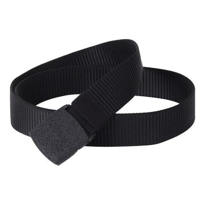 Men's Tactical Nylon Belt with Plastic Buckle – Lightweight, Adjustable & Durable for Jeans, Cargo, Outdoor Use - HUSHAHIDE